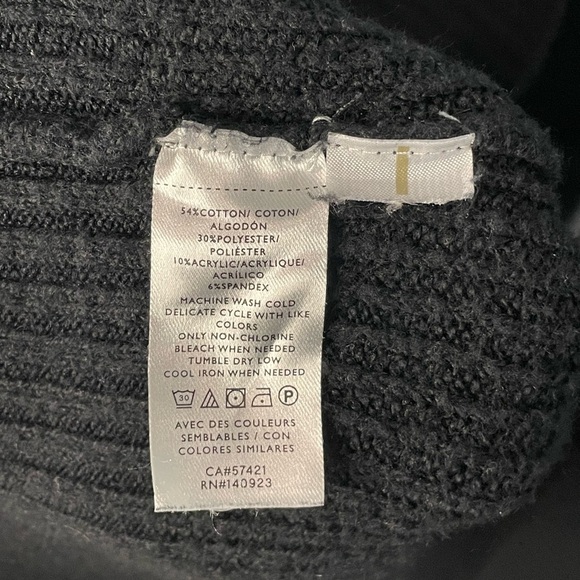 Loft Black Open Front Cardigan Size‎ small - Picture 3 of 7